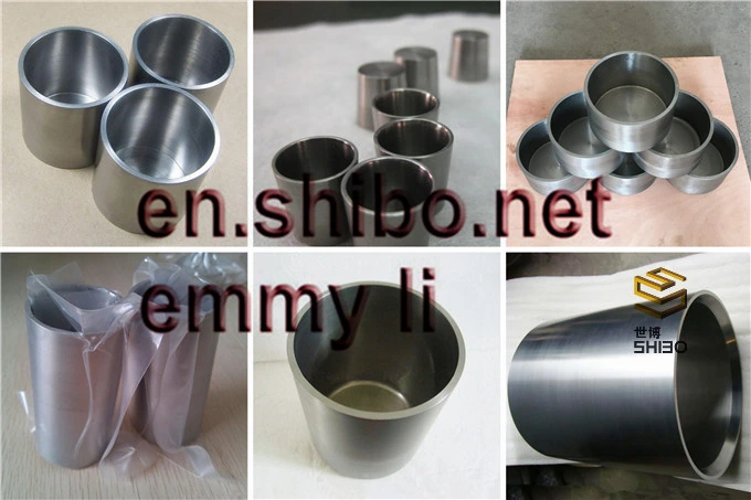 Top Quality Custom-Sized Tungsten Crucibles, 99.95% Tungsten Crucible