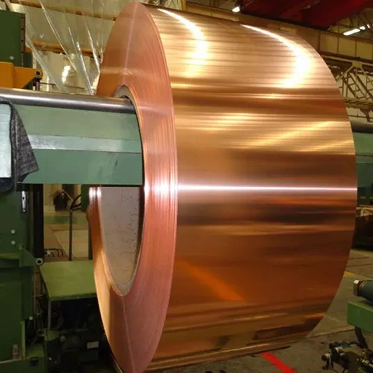 High Strength C17200 C17500 Cube Beryllium Copper Strip Manufacturer/Hot Sale Copper Strip Factory Customized Copper Coil 99.9% Pure Copper Foil