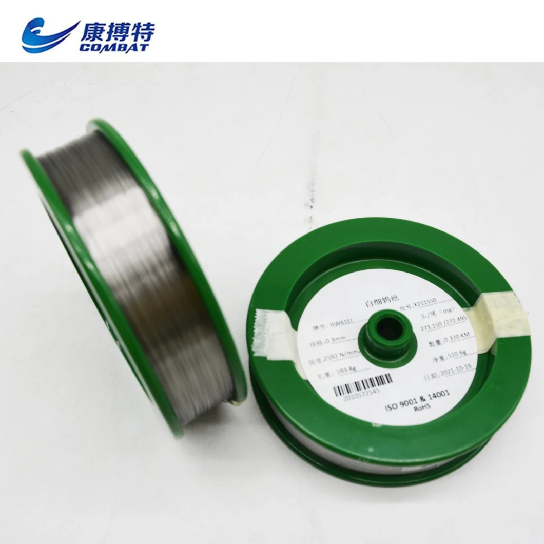 99.95%Min Tungsten Wire and Tungsten Filament with Good Price Made in China